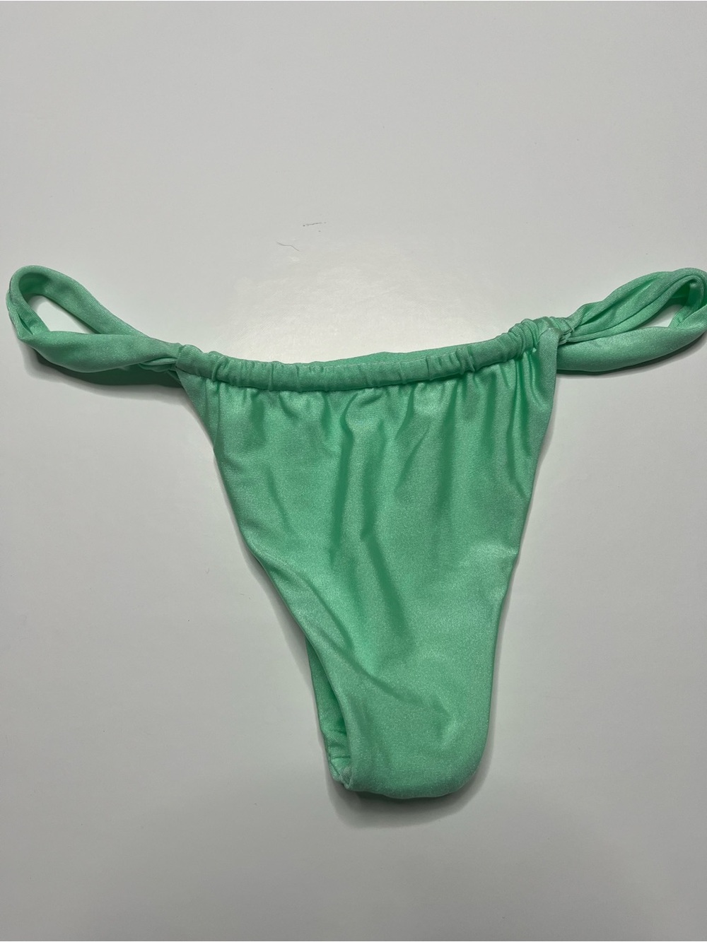 Hoaka x Claudia Mint Green Thong Bikini Bottom